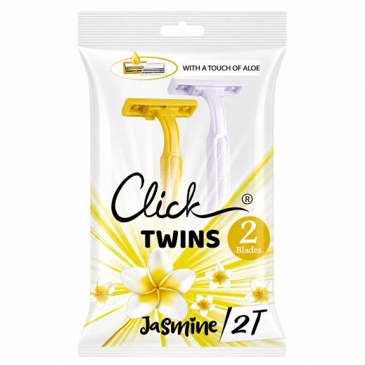Click Twin 2 Blades 2 Pieces - Jasmine - delivered by The Pharmacy - within 2 Hours