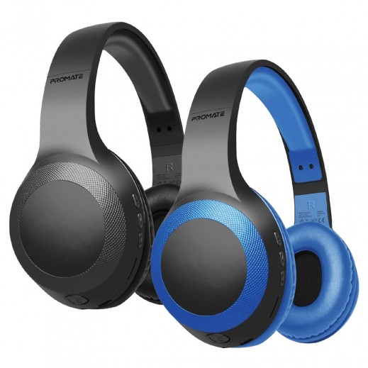 Promate Deep Bass Over-Ear Wireless Headphones
