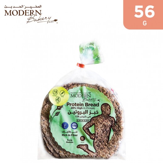 Modern Bakery Rich In Fiber Flat Medium Protein Bread 56 g - delivered by Taw9eel Fast