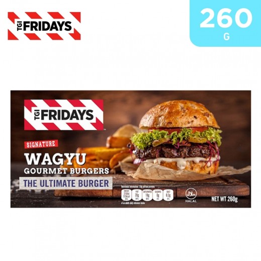 TGI Fridays Frozen Gourmet Burgers Wagyu 260 g