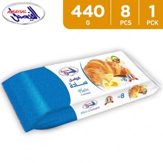 Al Faysal Plain Croissant 8 pcs 440 g - delivered by Taw9eel Fast