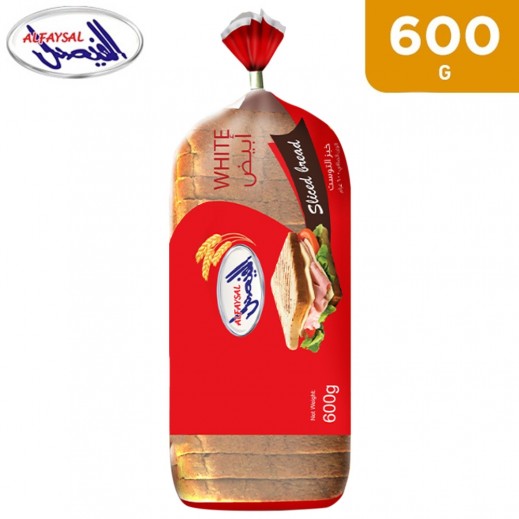 Al Faysal White Toast Bread 600 g - delivered by Taw9eel Fast