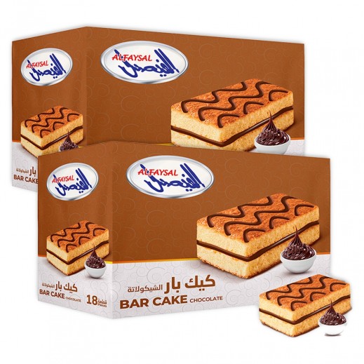 Al Faysal Layered Barcake Chocolate Cream 36 Pieces 2 x 450 g