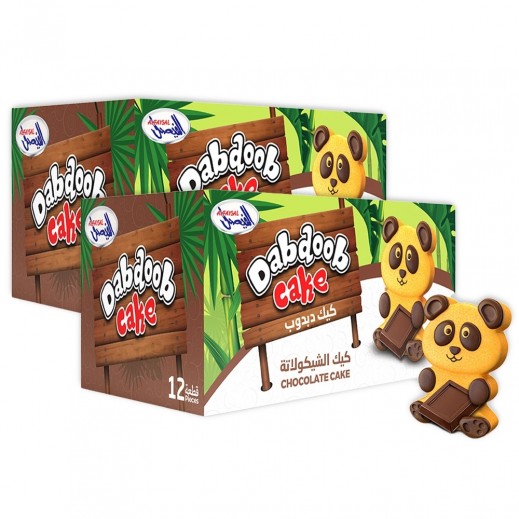 Al Faysal Chocolate Dabdoob Cake 24 Pcs 2 x 360 g - delivered by Taw9eel Fast