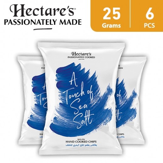 Hectare’s Potato Chips A Touch Of Sea Salt 6 x 25 g - delivered by Taw9eel Fast