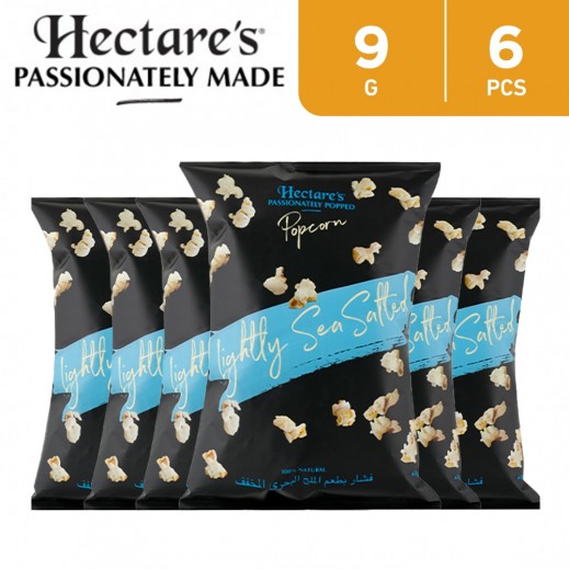 Hectare’s Popcorn Lightly Sea Salt 6 x 9 g - delivered by Taw9eel Fast