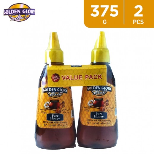 Golden Glory Pure Honey Squeez 2 x 375 g - delivered by Taw9eel Fast