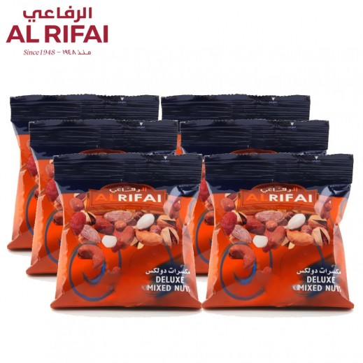 Al Rifai Deluxe Mixed Nuts 6 x 25 g - delivered by Taw9eel Fast
