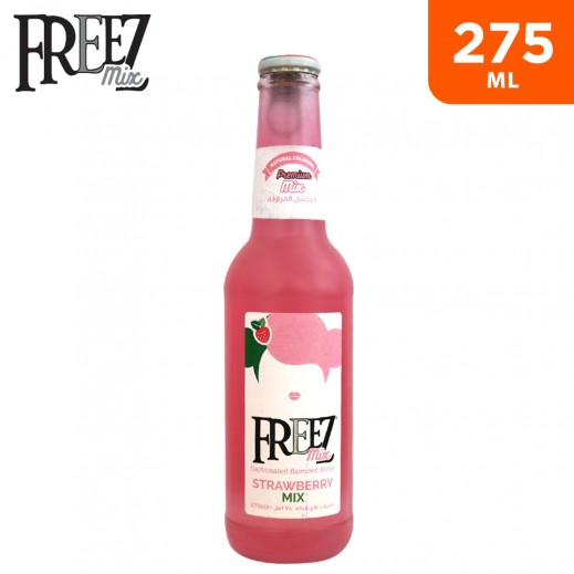 Freez Mix Carbonated Strawberry Mix Flavored Drink (275 ml) - delivered by Taw9eel Fast