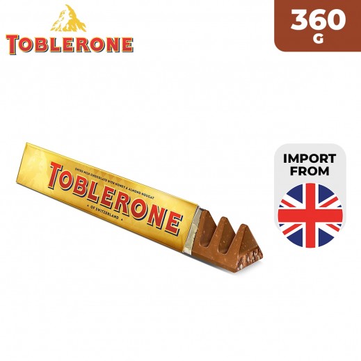 Buy Toblerone Milk Chocolate Bar 360 g توصيل