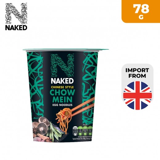 Naked Chinese Chow Mein Egg Noodles 78 g
