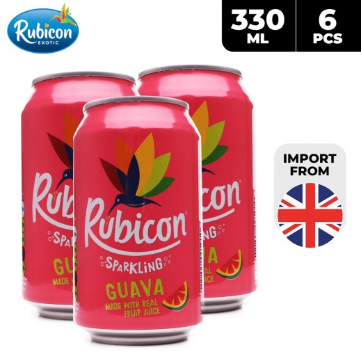 Rubicon Sparkling Guava Drink 6 x 330 ml