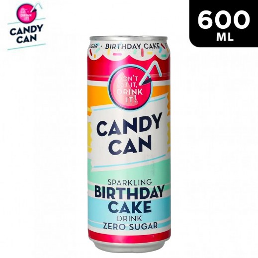 Candy Can Sirub Birthday Cake Bottle 600 ml