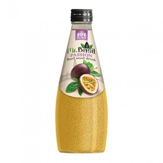 Mr.Basil Seed Passion Fruit Drink 290 ml