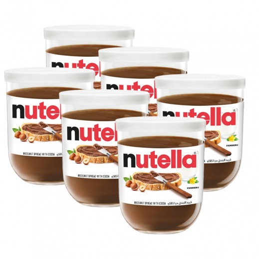  Nutella Hazelnut Spread w/ Cocoa 6 × 200 g