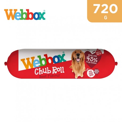 Buy box Beef Flavour Chub Roll Dog Food 720 g توصيل