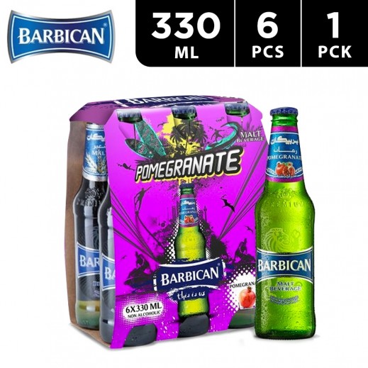 Barbican Pomegranate Malt Beverage 6 x 330 ml - delivered by Taw9eel Fast