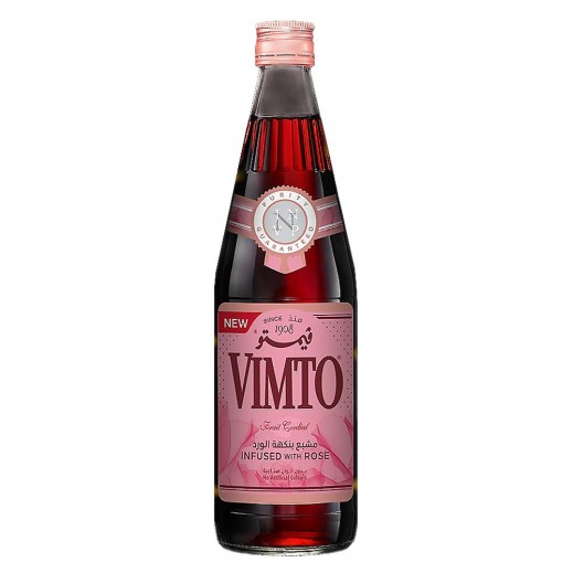 Vimto Rose Infused Fruit Cordial Drink 650 ml - delivered by Taw9eel Fast