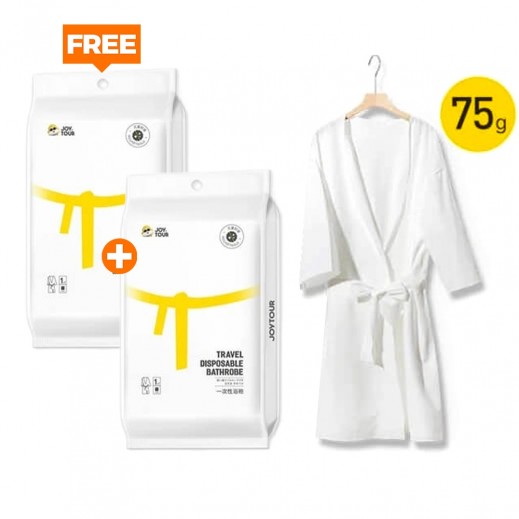 JoyTour Disposable Bathrobes For Spa And Hotels - 1+1 Free - delivered by Taw9eel Fast