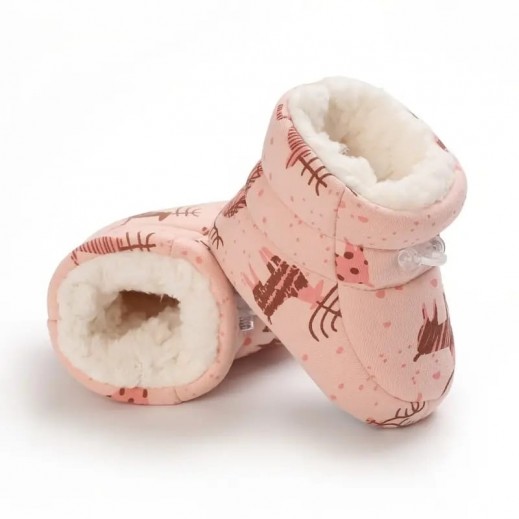 Baby Winter Shoes With Cotton Lining