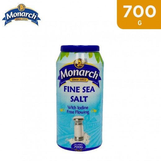 Monarch Iodized Fine Sea Salt 700 g - delivered by Taw9eel Fast