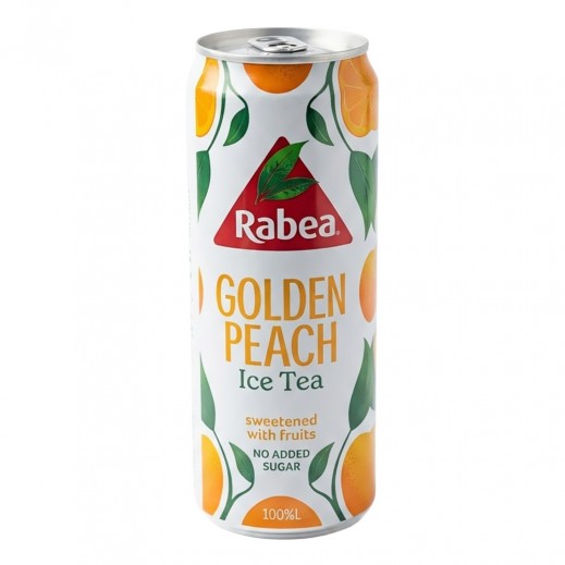 Rabea No Added Sugar Golden Peach Ice Tea 320ml