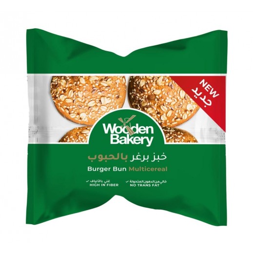 Wooden Bakery Burger Bun Multicereal 260 g