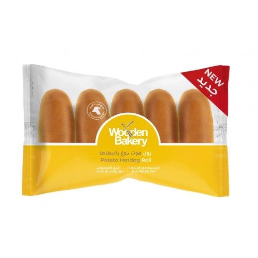 Wooden Bakery Potato Hotdog Roll 320 g