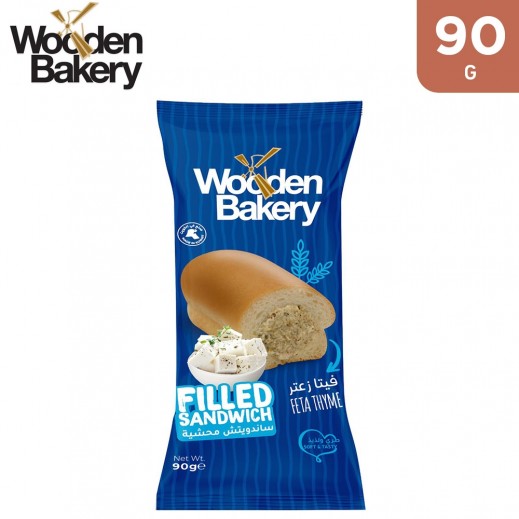 Wooden Bakery Filled Sandwich Feta Thyme 90 g
