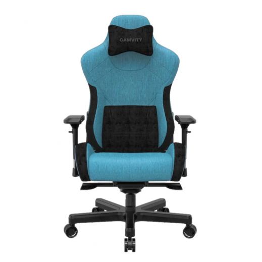 Gamvity T-Pro Series Gaming Chair - Blue/Black - delivered by Taw9eel within 2 Business Days