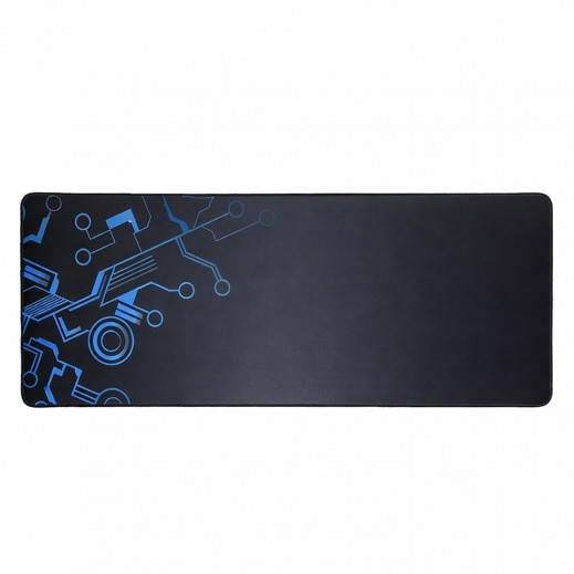Gaming Mouse Pad Black and Blue 800x300x3mm - delivered by Taw9eel within 2 Business Days