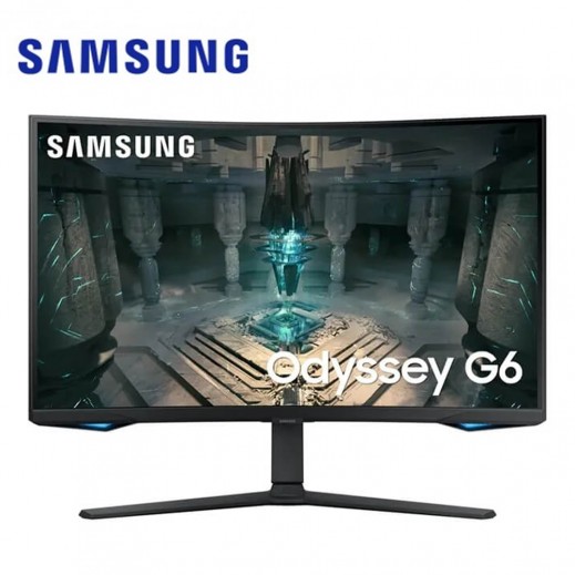 Samsung 27" QHD Odyssey G6 Curved Gaming Monitor  - delivered by Taw9eel within 2 Business Days