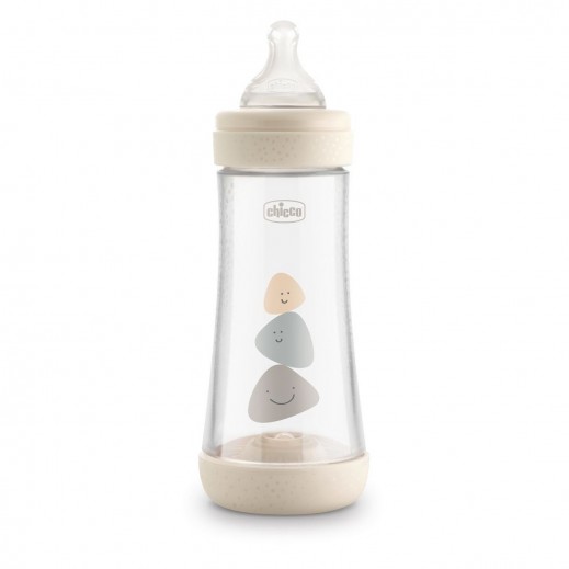 Chicco Perfect 5 Feeding Bottle 300 ml Fast Flow Silicone Cl2