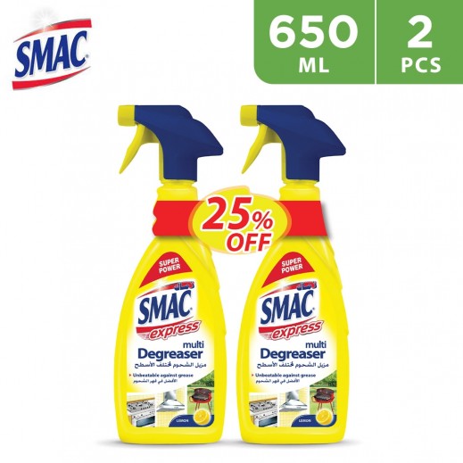 Smac Express Lemon Multi Degreaser 2 x 650 ml - delivered by Taw9eel Fast