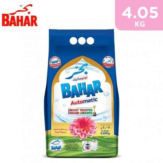 Bahar Fresh Flowers Automatic Detergent Powder 4.05 Kg - delivered by Taw9eel Fast
