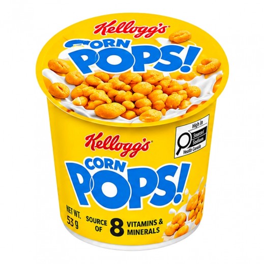 Kellogg's 8 Vitamins and Minerals Corn Pops 53g - delivered by Taw9eel Fast