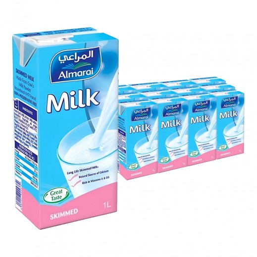 Almarai UHT Skimmed Milk 12 x 1 L