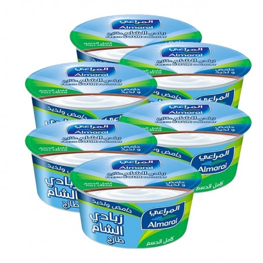 Almarai Zabadi Al Sham Full Fat Yoghurt  6 x 170 g - delivered by Taw9eel Fast
