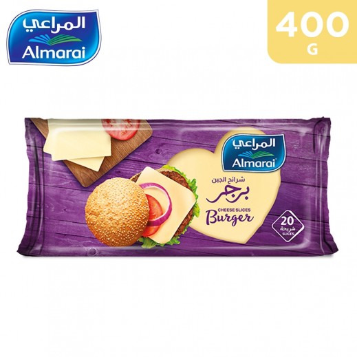 Almarai Cheese Slices Burger 400 g - delivered by Taw9eel Fast