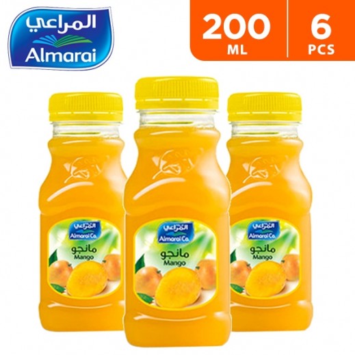 Almarai Mango Juice 6 x 200 ml - delivered by Taw9eel Fast
