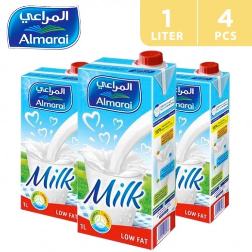 Almarai UHT Milk Low Fat 4 x 1 L - delivered by Taw9eel Fast