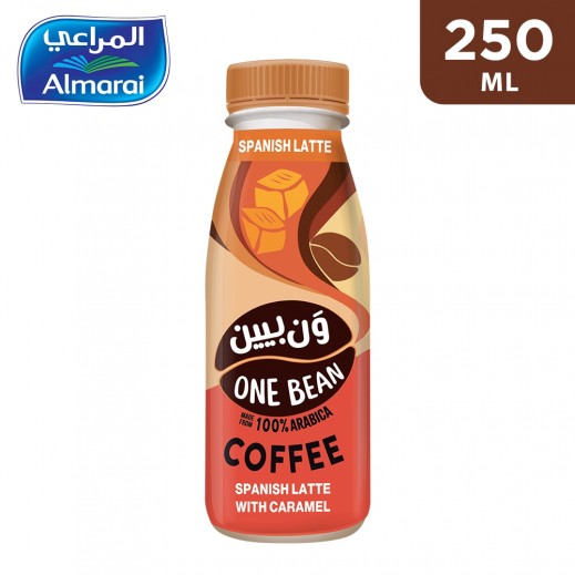 Almarai One Bean Spanish Latte With Caramel Coffee Drink 250 ml - delivered by Taw9eel Fast