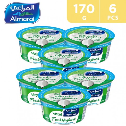 Almarai Full Fat Yoghurt 6 x 170 g - delivered by Taw9eel Fast