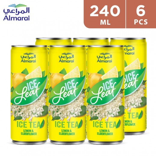 Almarai Ice Leaf Lemon & Elderflower Ice Tea 6 × 240 ml - delivered by Taw9eel Fast