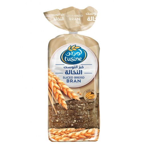 Lusine Bran Toast Bread 615 g - delivered by Taw9eel Fast