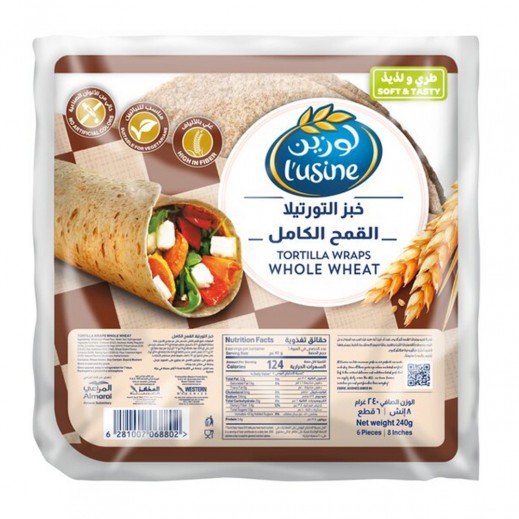 Lusine Whole Wheat Tortilla Wraps 240 g