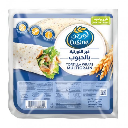 Lusine Multigrain Tortilla Wraps 240 g