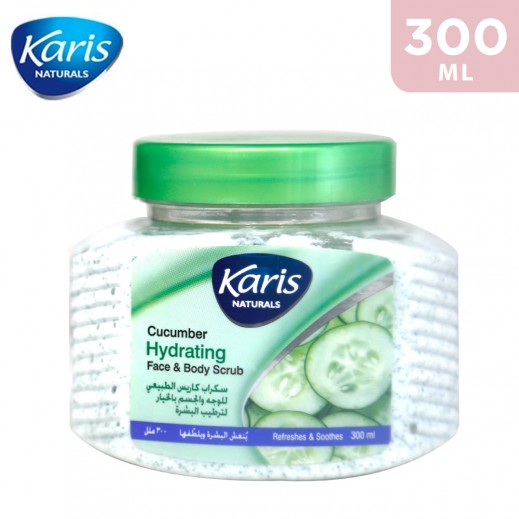 Buy Karis Hydrating Cucumber Face & Body Scrub 300 ml توصيل