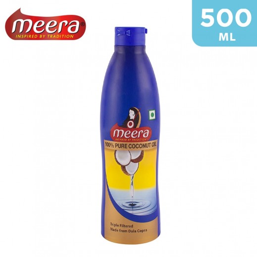 Buy Meera Pure Coconut Hair Oil 500 ml توصيل