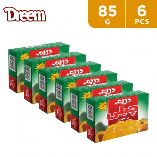 Dreem Mango Jelly Mix 85 g (4 + 2 Free) - delivered by Taw9eel Fast